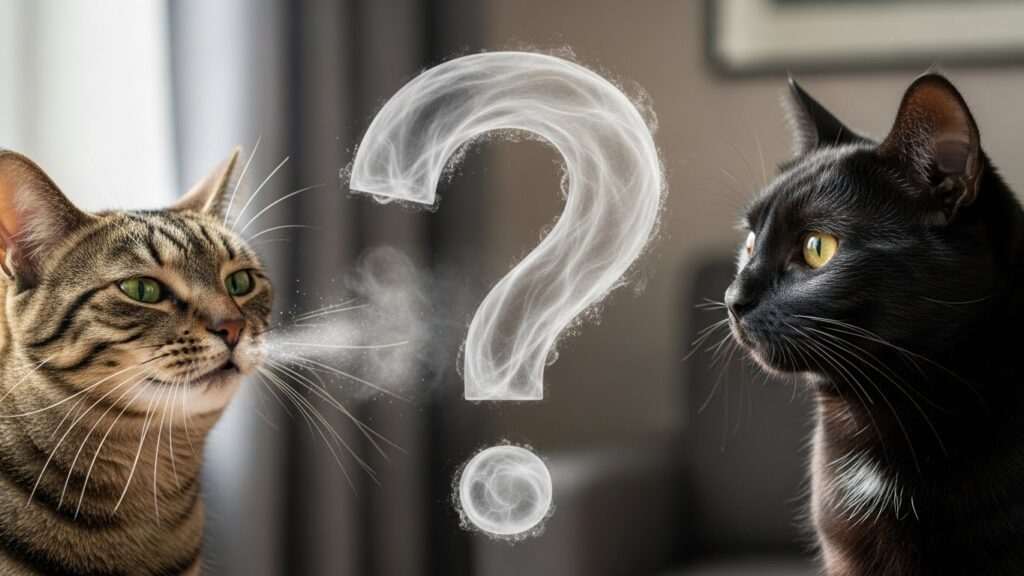 猫同士のウイルスが空気感染するか?